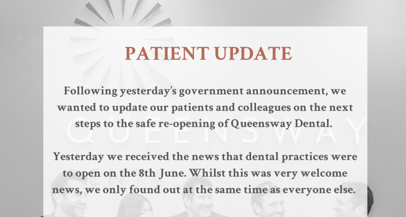 Important patient information regarding opening