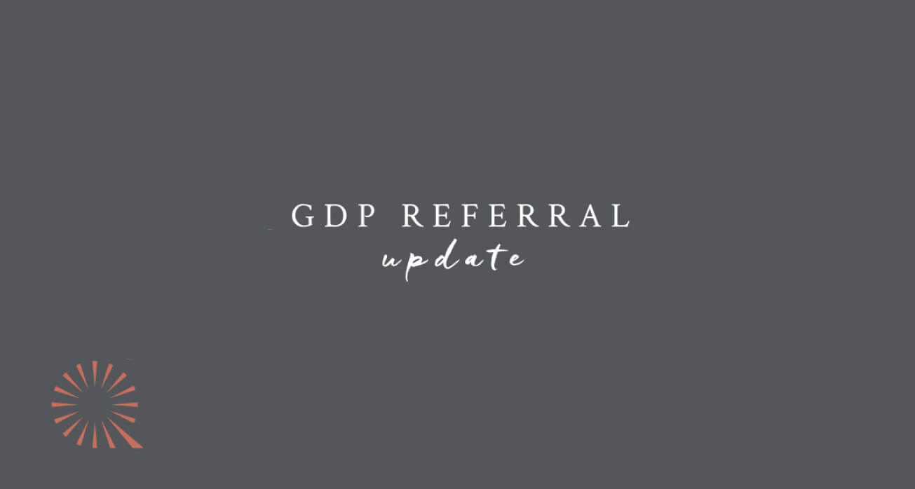 GDP Referral update