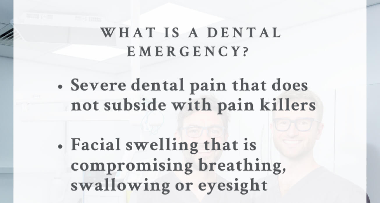 What is a dental emergency?