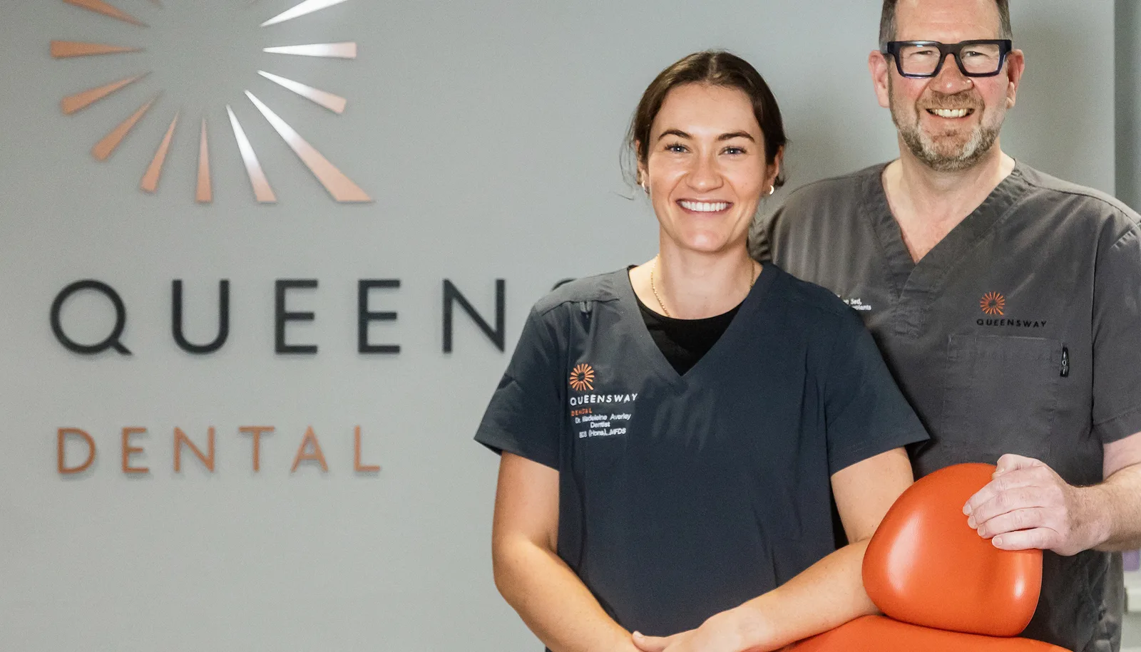 A happy patient after their dental visit A happy patient after their dental visit