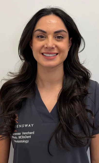 Dr Vanessa Venchard, Associate Dentist, Periodontology. Dr Vanessa Venchard, Associate Dentist, Periodontology.