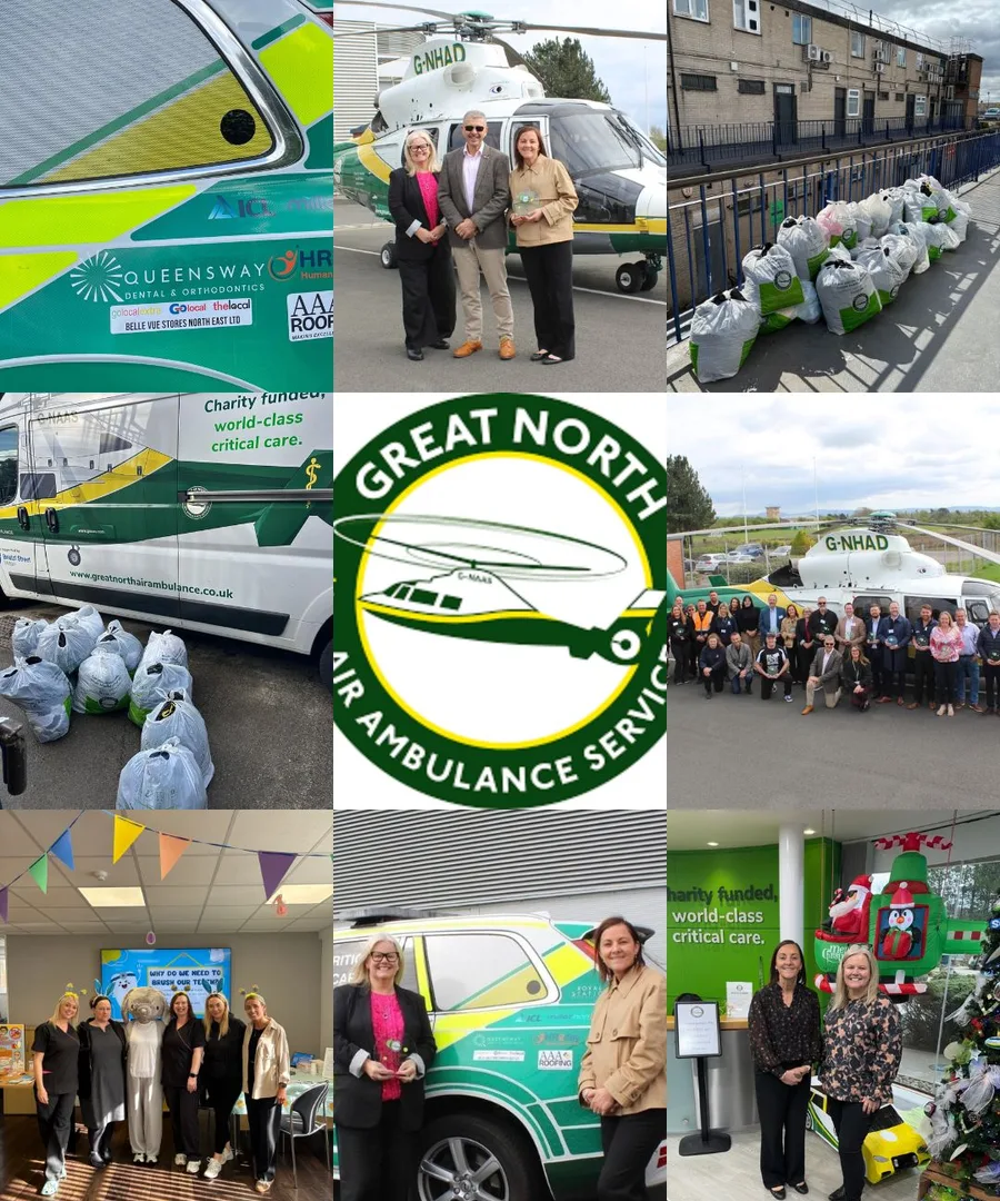 Queensway Dental supporting the Great North Air Ambulance Service Queensway Dental supporting the Great North Air Ambulance Service