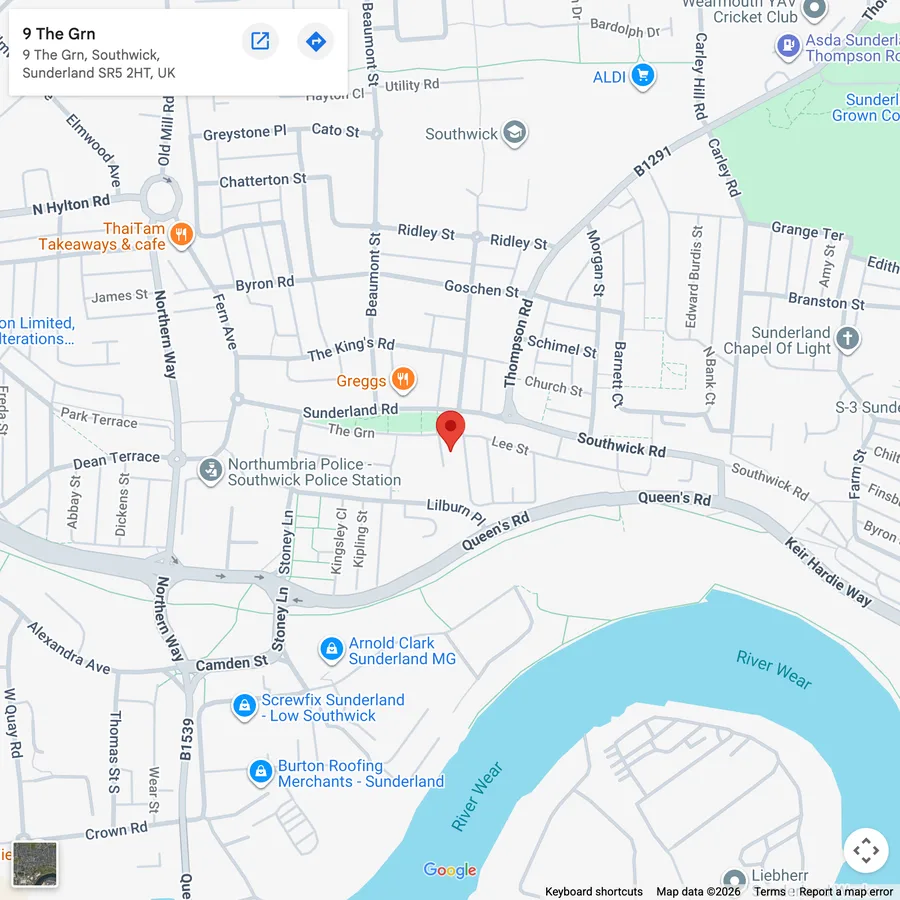 Parking near Queensway Dental in Southwick, Sunderland