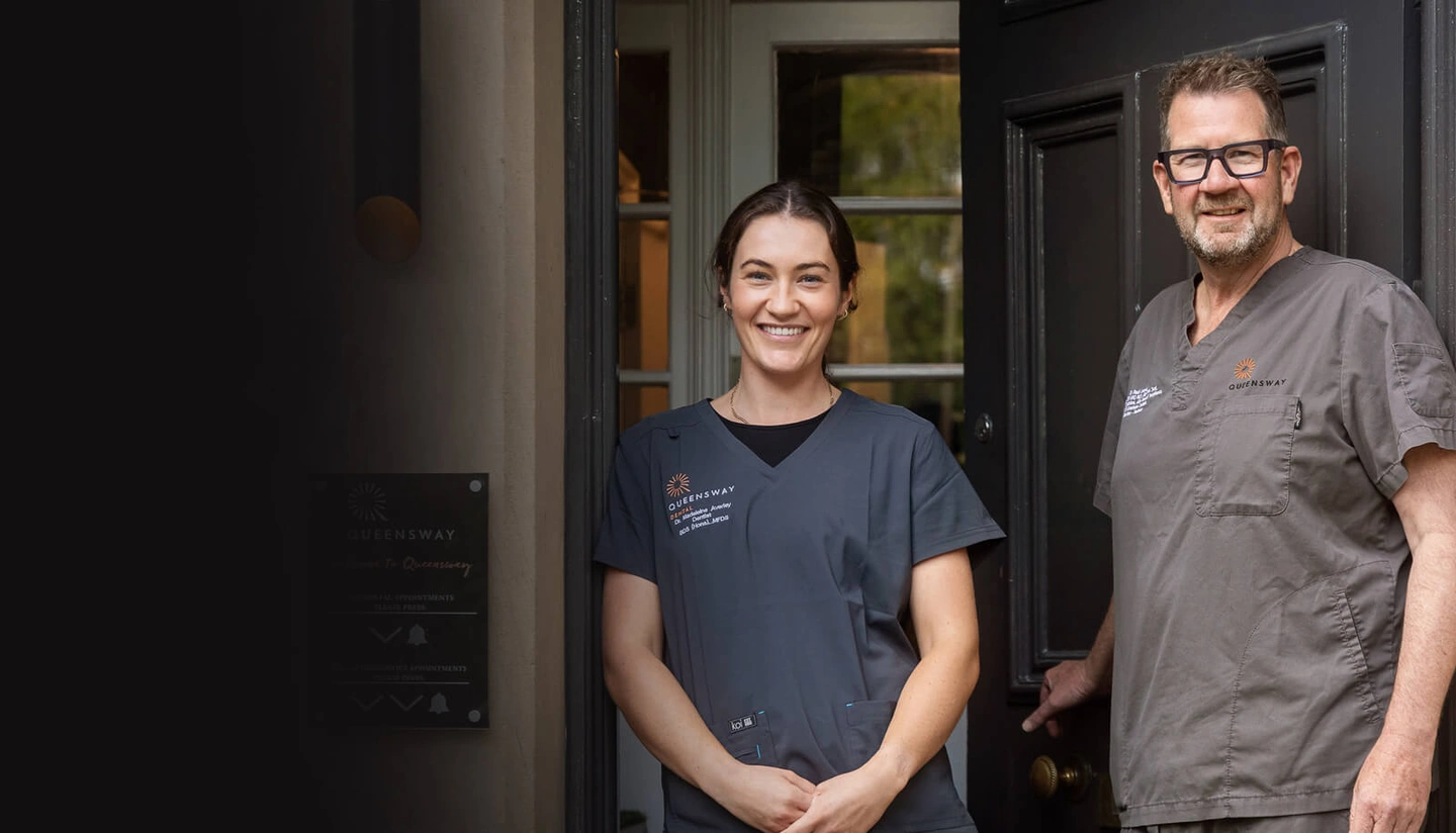 A happy patient after their dental visit A happy patient after their dental visit