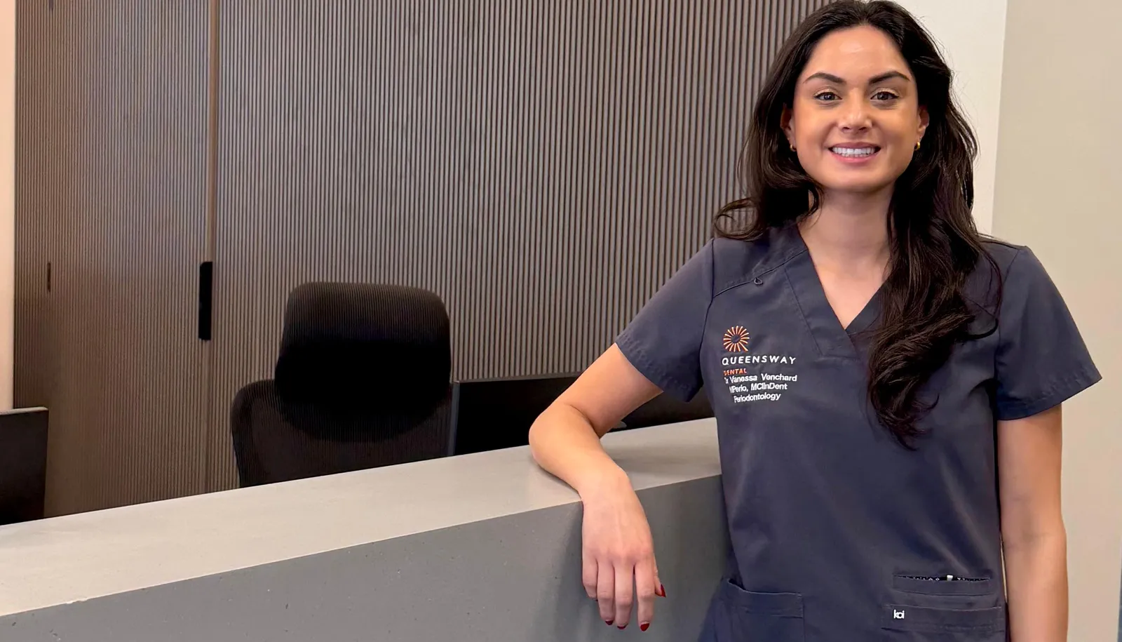 A specialist periodontist at Queensway Dental's Sunderland referral centre